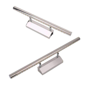 Planet Gates Pure white 5W LED Stainless Steel Mirror Lamp Waterproof Wall Mounted Rotatable SMD5050 Bathroom Mirror Light with Switch Quality