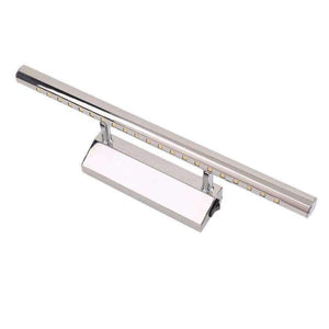 Planet Gates Pure white 5W LED Stainless Steel Mirror Lamp Waterproof Wall Mounted Rotatable SMD5050 Bathroom Mirror Light with Switch Quality