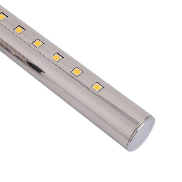 Planet Gates Pure white 5W LED Stainless Steel Mirror Lamp Waterproof Wall Mounted Rotatable SMD5050 Bathroom Mirror Light with Switch Quality