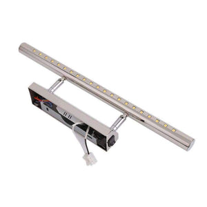 Planet Gates Pure white 5W LED Stainless Steel Mirror Lamp Waterproof Wall Mounted Rotatable SMD5050 Bathroom Mirror Light with Switch Quality