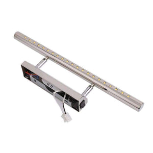 Planet Gates Pure white 5W LED Stainless Steel Mirror Lamp Waterproof Wall Mounted Rotatable SMD5050 Bathroom Mirror Light with Switch Quality