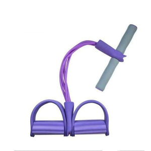 Planet Gates Purple 1 Unisex Tension Device Household Waist Sports Pedal Elastic Rope Fitness Equipment Resistance Bands Body Building