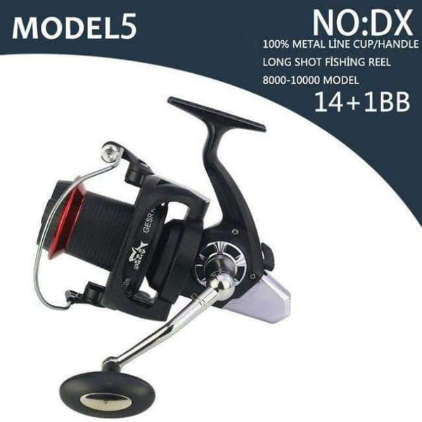 Planet Gates Purple / 1000 Series 5.5:1 14 ball bearing 1000-10000 Fishing Reels carp salt water surf spinning Reel Feeder molinete Casting High Speed