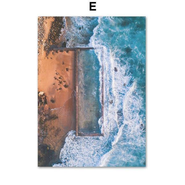 Planet Gates Purple / 13x18cm No Frame Wall Art Canvas Painting Nordic Posters And Prints Wall Pictures For Living Room Decor