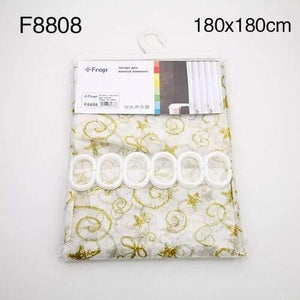 Planet Gates Purple 180*180cm 180*200cm PE Waterproof Shower Curtain European floral Bathroom Curtain Bath Curtain With hooks F8851