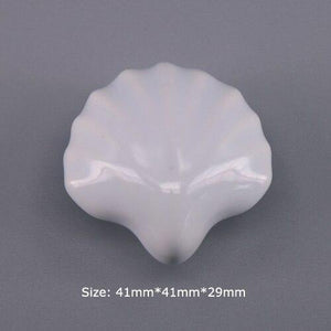 1x Classic White  Porcelain/Ceramic Drawer Pull Knob Cabinet Cupboard Door Handle Knob