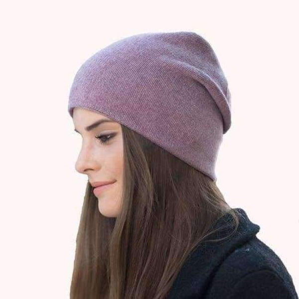 Planet Gates purple 2018 Women's Winter Hat Knitted 100%Wool Beanie Female Fashion Skullies Casual Outdoor Mask Ski Caps Warm Hats For Girls