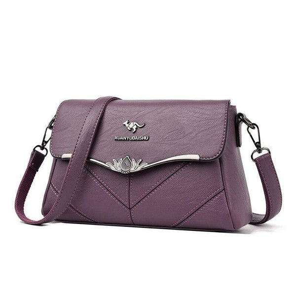 Embroidery Women's Designer Handbags High Quality Leather Women Totes Ladies Plaid Shoulder