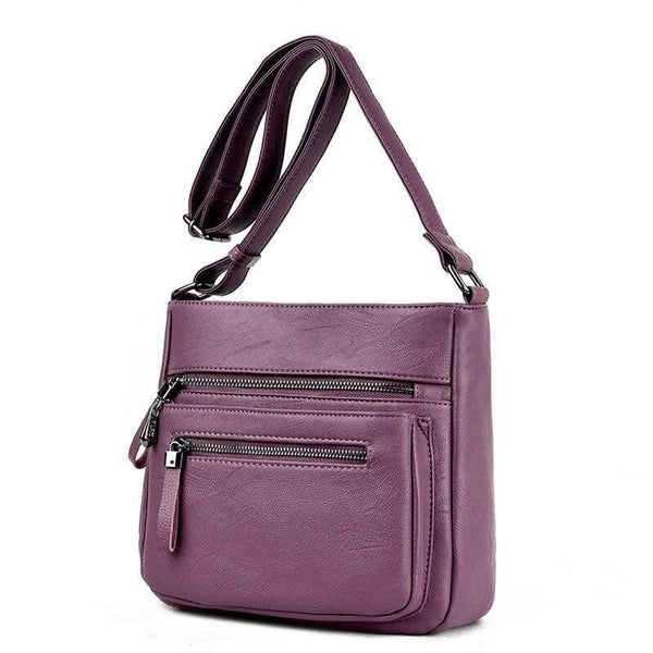 Soft Leather Luxury handbags Small Women bags Designer Multi-pocket Crossbody Shoulder Bags