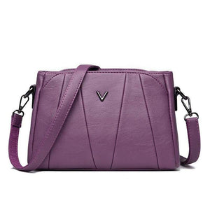 Women Messenger Bags Small Leather Shoulder Bag Female Sac a Main Vintage Flap Ladies Bag