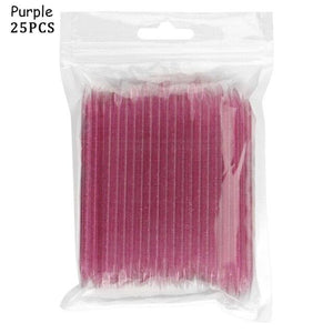 Planet Gates Purple 25PCS 25/50/100Pcs Reusable Crystal Stick Double End Nail Art Cuticle Pusher Cuticle Remover Tool Pedicure Care Nails Manicures Tools