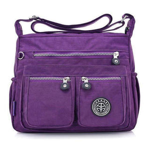 Planet Gates purple / 29x22x12cm Waterproof Nylon Women Messenger Bags Carteira Vintage Hobos Ladies Handbag Female Crossbody Bags Shoulder Bags