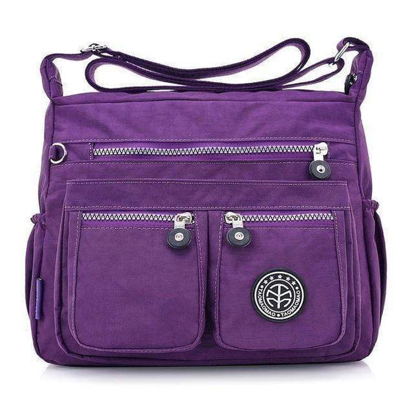 Planet Gates purple / 29x22x12cm Waterproof Nylon Women Messenger Bags Carteira Vintage Hobos Ladies Handbag Female Crossbody Bags Shoulder Bags