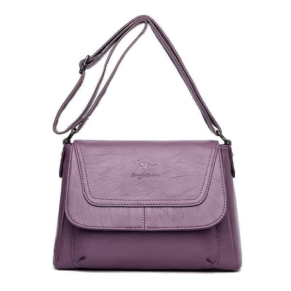 Leather Messenger Bags Leather Luxury Handbags Women Bags Designer Brand Ladies Crossbody