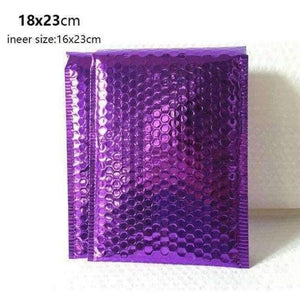 Planet Gates Purple 30pcs/lot Colorful Aluminized film bubble envelope Waterproof and shockproof Courier bag self sealing bag packaging Supplies