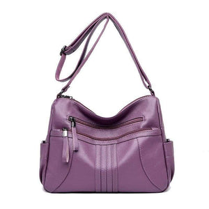 Soft Leather Zipper Luxury Handbags Women Bags Designer Female Shoulder Crossbody Bags