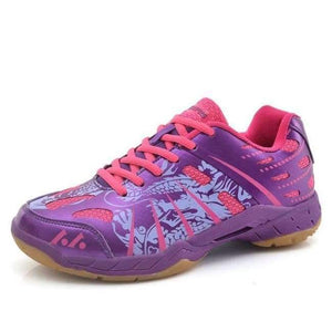 Planet Gates purple / 38 New Light Breathable Badminton Shoes for Men Lace-up Sport Shoes Men's Training Athletic Shoe Anti-Slippery Tennis Sneakers