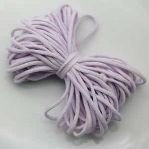 Planet Gates Purple / 3mm / 10 yards 10Yard 3MM Round Mouth Mask Elastic Band Mask Rope Rubber Band Tape Mask Ear Hanging Rope Belt String Oil Core DIY Sewing Crafts