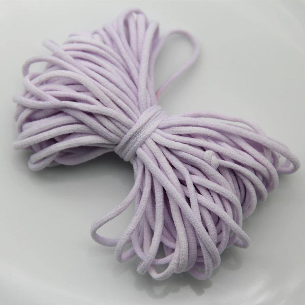 Planet Gates Purple / 3mm / 10 yards 10Yard 3MM Round Mouth Mask Elastic Band Mask Rope Rubber Band Tape Mask Ear Hanging Rope Belt String Oil Core DIY Sewing Crafts