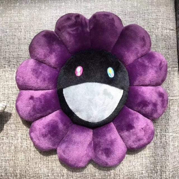 40cm-60cm Sunflower Pillow Soft Flower Stuffed Doll Kawaii Kaikai Kiki Colorful Plush Toy Cushion Gift Sunflower Cushion