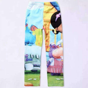 Planet Gates Purple / 5 Cotton T-shirts Leggings for Girls Flower Pants for Girls Children Cartoon Tinycottons Leginsy Kids Sport Suit