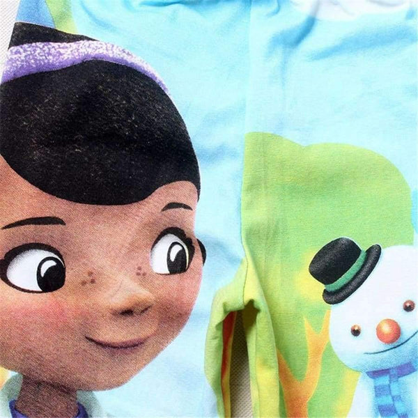 Planet Gates Purple / 5 Cotton T-shirts Leggings for Girls Flower Pants for Girls Children Cartoon Tinycottons Leginsy Kids Sport Suit