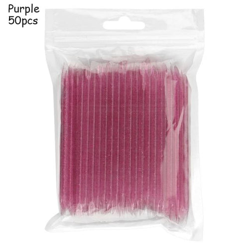 Planet Gates Purple 50pcs 25/50/100Pcs Reusable Crystal Stick Double End Nail Art Cuticle Pusher Cuticle Remover Tool Pedicure Care Nails Manicures Tools