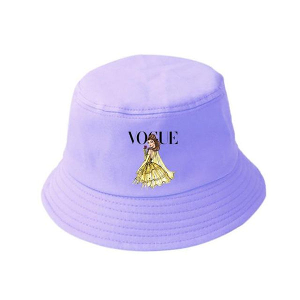 Planet Gates purple(9313) / One Size Women Men New Vogue Graphic Tee Cute Panama Bucket Cap The Design Flat Visor Fisherman Hat  90s Girls Sun Hat