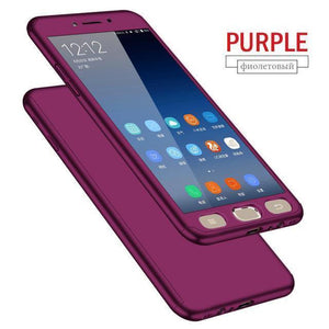 Planet Gates Purple / A8 2018 ZNP 360 Full Protection Cover Case For Samsung Galaxy J4 J6 Plus 2018 With Glass Phone Case For Samsung J8 A7 A8 Plus 2018 Case