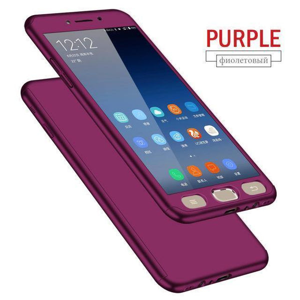 Planet Gates Purple / A8 2018 ZNP 360 Full Protection Cover Case For Samsung Galaxy J4 J6 Plus 2018 With Glass Phone Case For Samsung J8 A7 A8 Plus 2018 Case