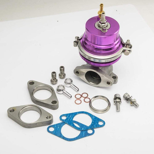 Planet Gates Purple Adjustable 38mm External Turbo V-Band V Band Wastegate Turbocharge Flange EP-B006