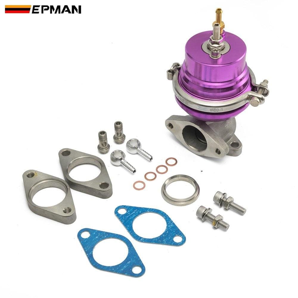 Planet Gates Purple Adjustable 38mm External Turbo V-Band V Band Wastegate Turbocharge Flange EP-B006