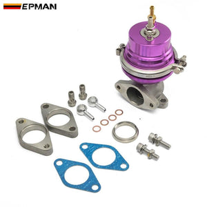 Planet Gates Purple Adjustable 38mm External Turbo V-Band V Band Wastegate Turbocharge Flange EP-B006