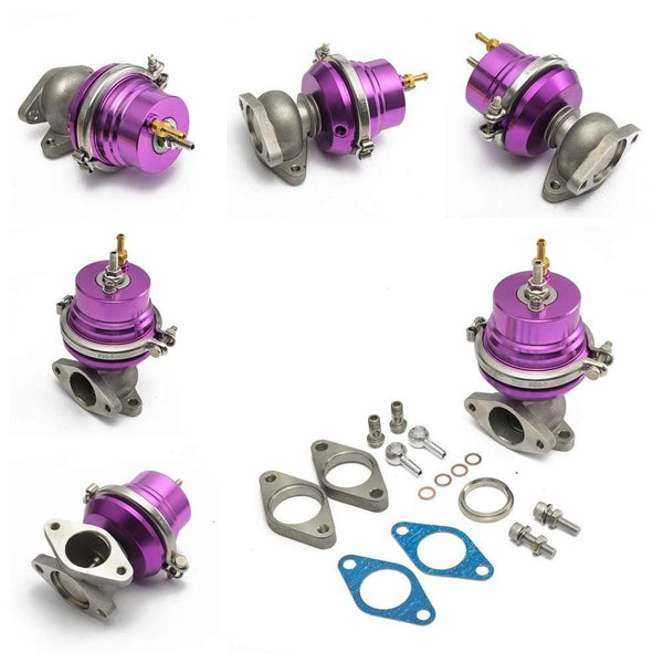 Planet Gates Purple Adjustable 38mm External Turbo V-Band V Band Wastegate Turbocharge Flange EP-B006
