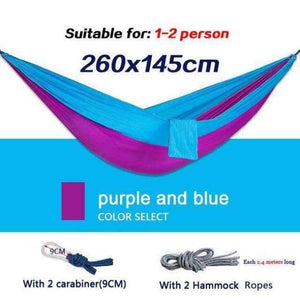 double garden swing hanging chair 2 person Hammock Outdoor camping sleeping bed parachute nylon rede portable indoor hamaca kids