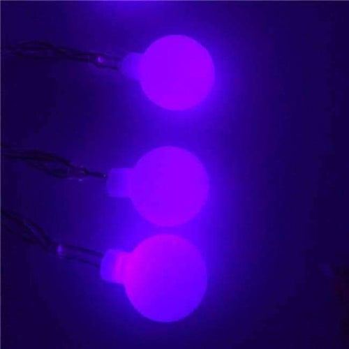 Planet Gates Purple / AU plug YIYANG 10M 100leds LED Rope 110V 220V Multicolor Ball String Lights Party and Events Wedding Christmas Garlands Holiday Lights