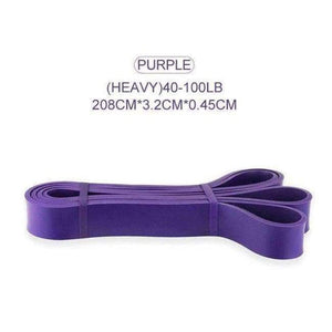 Planet Gates Purple Bands Rubber Bands Body Building Elastic Training Bands for Fitness Body Gym Pilates Exercise Weight Lifting Workout