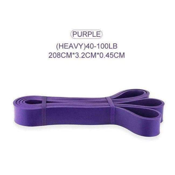 Planet Gates Purple Bands Rubber Bands Body Building Elastic Training Bands for Fitness Body Gym Pilates Exercise Weight Lifting Workout