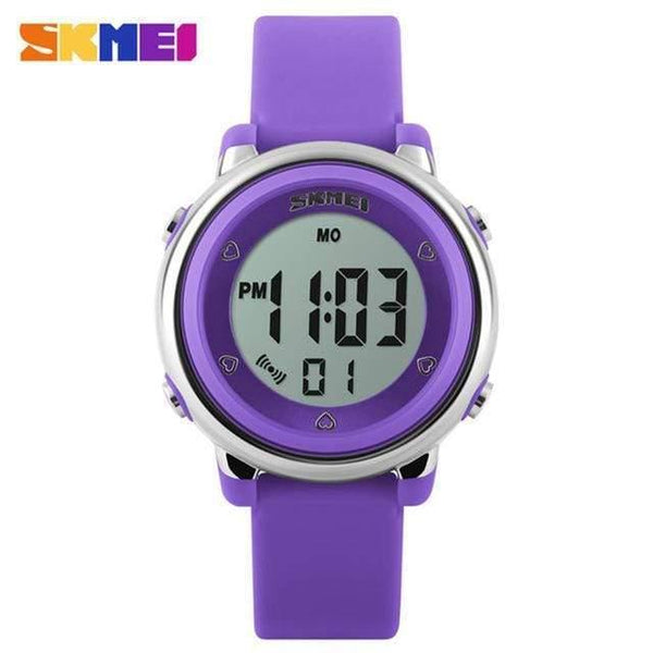 Planet Gates Purple Children watch LED Digital Sports Relojes Mujer Boys girls fashion Kids Cartoon Jelly Waterproof Relogio Feminino SKMEI 2018