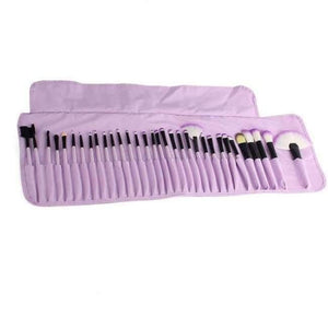 Planet Gates purple / China 32Pcs Makeup Brushes Eye Shadows Lipstick Powder Foundation Brushes With Cosmetic Bag pincel Make Up Brushes Kits