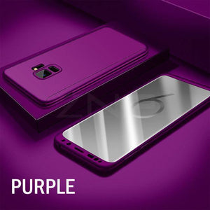 Planet Gates Purple / China / For Samsung S7 ZNP Luxury 360 Full Degree Cover Phone Case For Samsung S7 Note 8 S7 Edge S9 Case For Samsung Galaxy S9 S8 Plus Shockproof Case