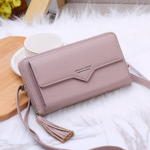 Planet Gates Purple / China Women Wallets Leather Shoulder Bag  Fashion Large Capacity Card Holder Female Zipper Wallet Slim Purse
