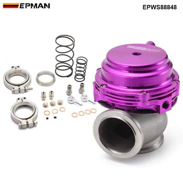 Planet Gates Purple Epman MVR 44mm V Band External Wastegate Kit 24PSI Turbo Wastegate With V Band Flange EPWS8848