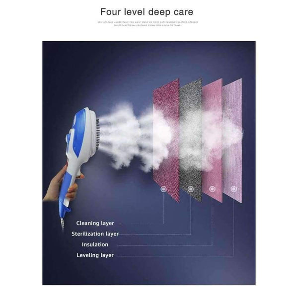 Planet Gates Purple -EU Plug / China ANIMORE Garment Steamer Household Appliances Vertical Steamer with Steam Irons Brushes Iron for Ironing Clothes for Home 220V