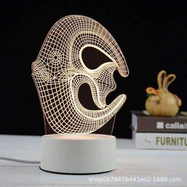 Planet Gates White / EU Plug Creative decorative night light 3d new led table lamp Fashion styling gift night light