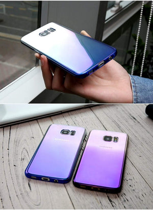 Planet Gates Purple / For Galaxy S7 / Case FLOVEME Phone Case For iPhone 7 6s 6 Plus 5s 8 X Xs Max Cases For Samsung Galaxy S6 S7 S8 Edge A5 2017 A3 A7 2016 Cover Blue-Ray
