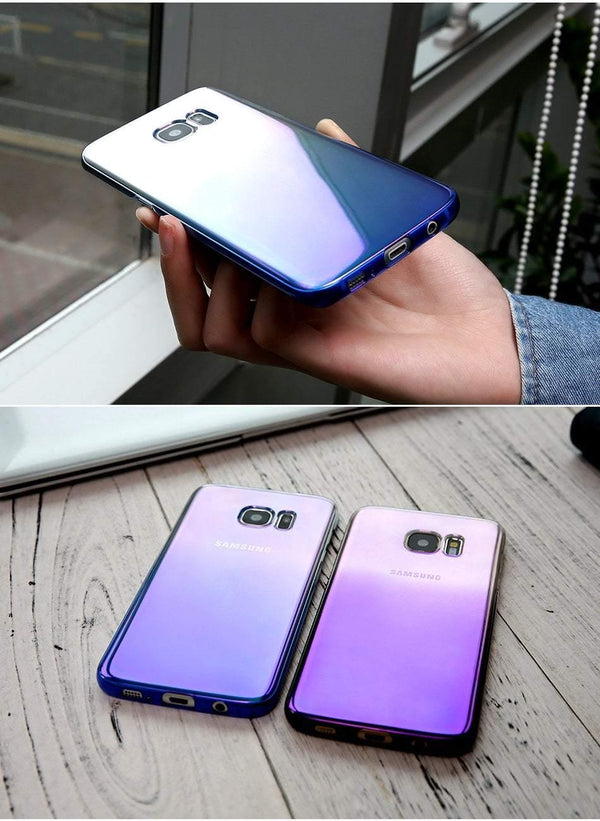 Planet Gates Purple / For Galaxy S7 / Case FLOVEME Phone Case For iPhone 7 6s 6 Plus 5s 8 X Xs Max Cases For Samsung Galaxy S6 S7 S8 Edge A5 2017 A3 A7 2016 Cover Blue-Ray