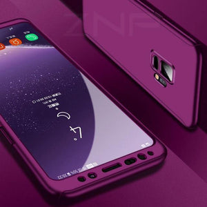Planet Gates Purple / For Galaxy S7 ZNP 360 Degree Shockproof Phone Case For Samsung Galaxy S9 S8 Plus Note 8 9 Cover Shell For Samsung S7 Edge S8 Protection Cases
