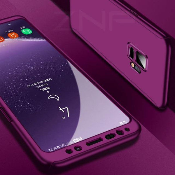 Planet Gates Purple / For Galaxy S7 ZNP 360 Degree Shockproof Phone Case For Samsung Galaxy S9 S8 Plus Note 8 9 Cover Shell For Samsung S7 Edge S8 Protection Cases