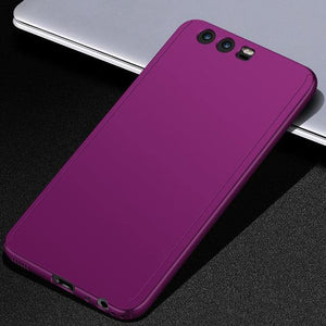 Planet Gates Purple / For Huawei P9 ZNP 360 Degree Full Cover Case For Huawei P9 P10 P20 Lite Cases With Glass For Huawei P10 P20 Plus Honor 9 9 Lite Phone Case